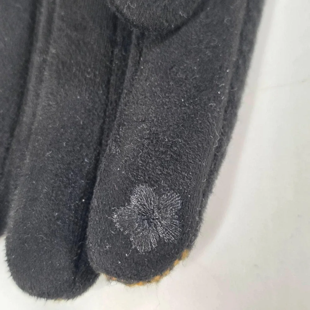 Handskkompaniet Initial Ladies Gloves Yellow Black Block Touchscreen New